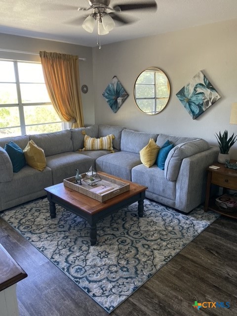 1307 Sherry Lane, Unit B Copperas Cove, TX 76522 - Photo 3 of 48 a living room with furniture a rug and a window