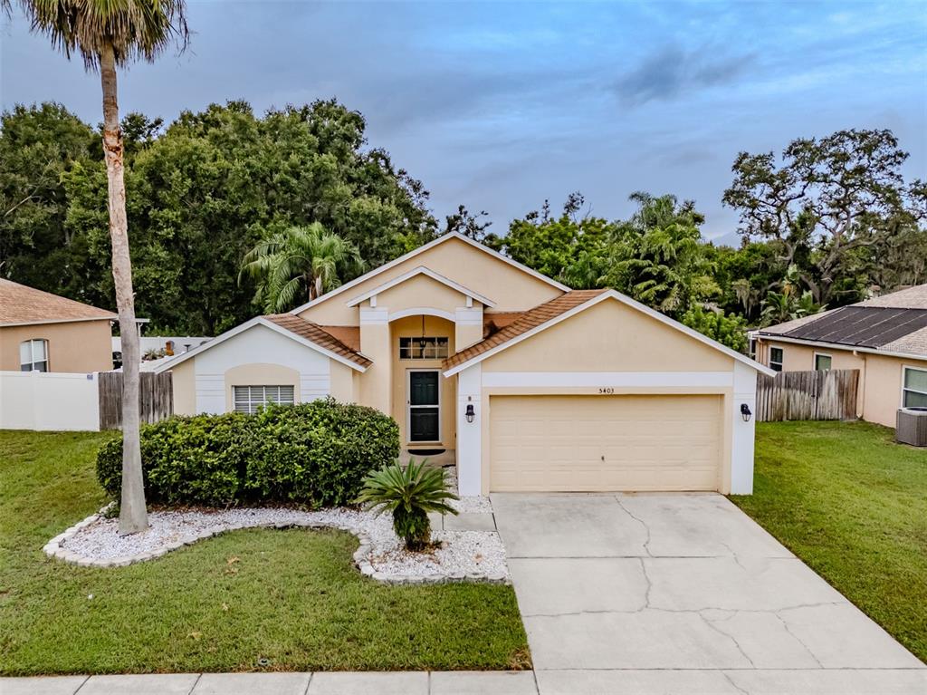 5403 Watson Road Riverview, FL 33578 - Photo 1 of 1 front view of a house with a yard