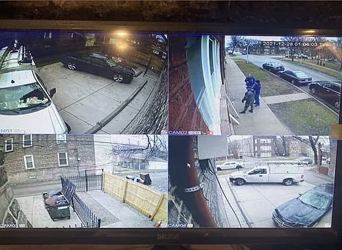 4501 West Maypole Avenue Chicago, IL 60624 - Photo 12 of 13 view of living room with furniture and wooden floor