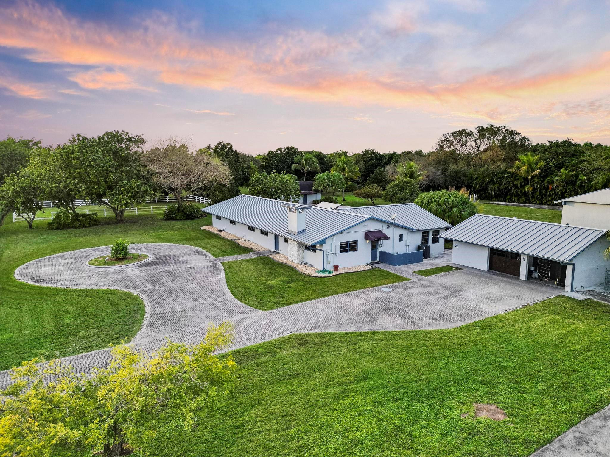 17781 Southwest 52nd Court Southwest Ranches, FL 33331 - Photo 20 of 39 an aerial view of a house with big yard