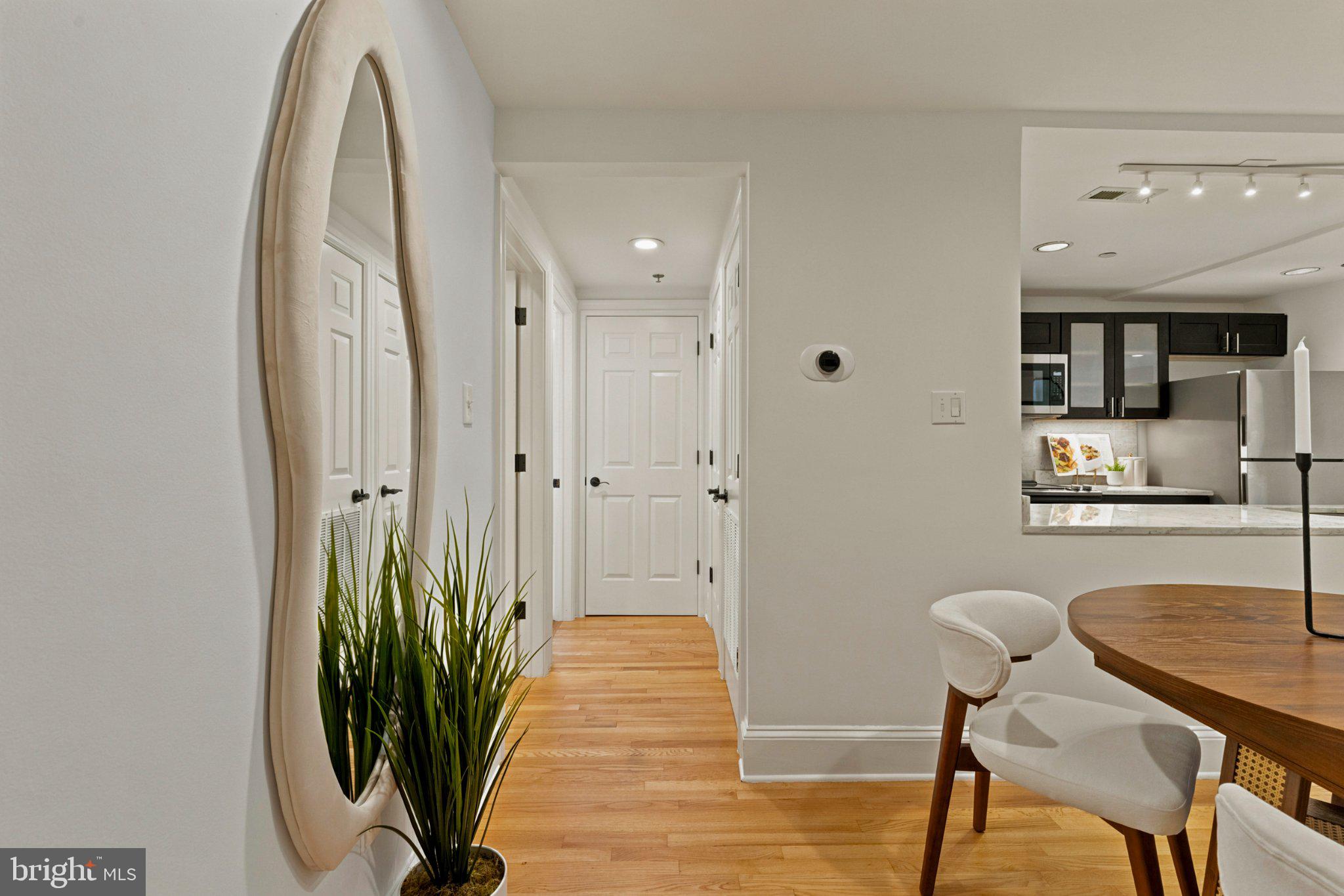 2023 Kalorama Road Northwest, Unit 1 Washington, DC 20009 - Photo 18 of 25 Hallway Leading to Second Bedroom and Guest Bath