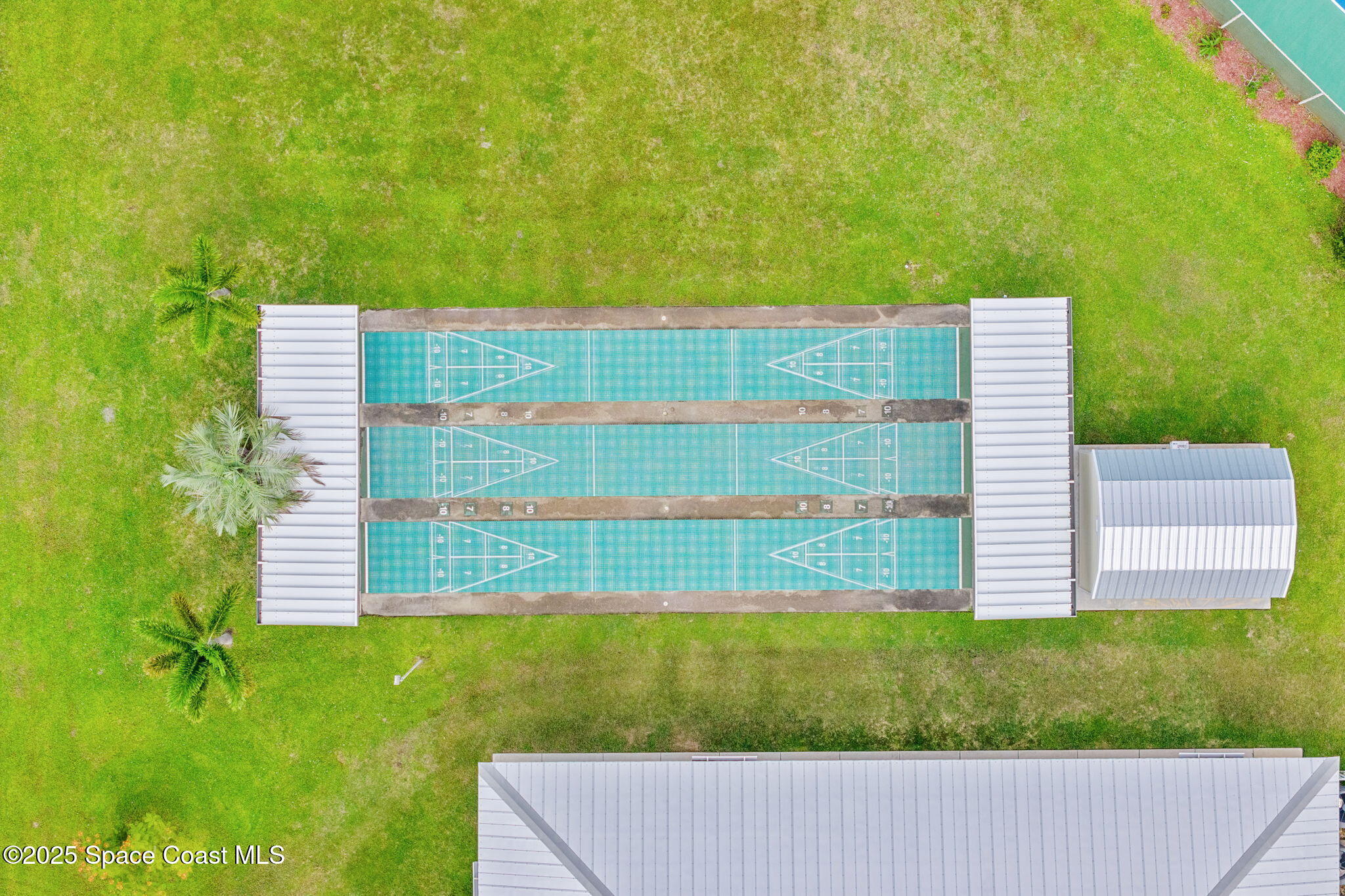1885 Mango Street Northeast Palm Bay, FL 32905 - Photo 32 of 36 a view of a back yard of the house