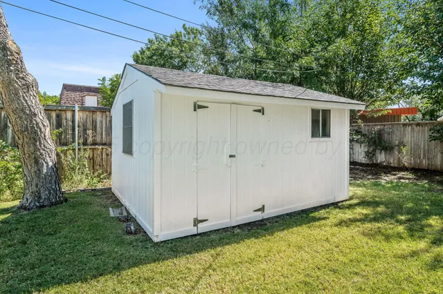 a view of a small space