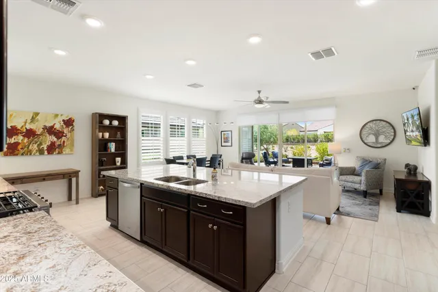 a bedroom with bed and a couch