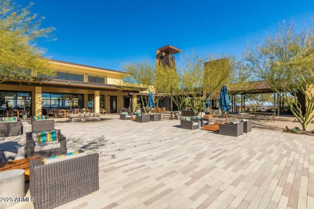 a view of a street with sign board