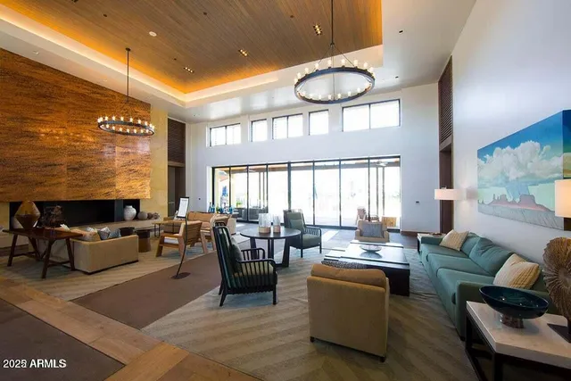 a view of a pathway with a building in the background