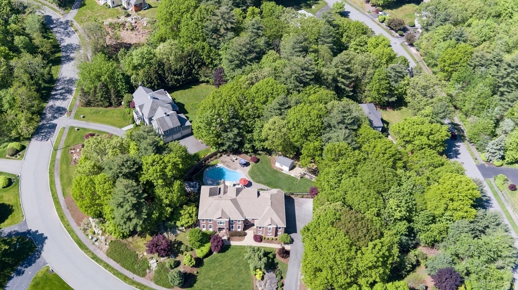 5 Linden Glen Road Canton, MA 02021 - Photo 36 of 42 an aerial view of a house with a garden