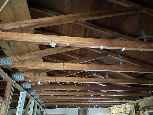 a close up of air conditioner duct