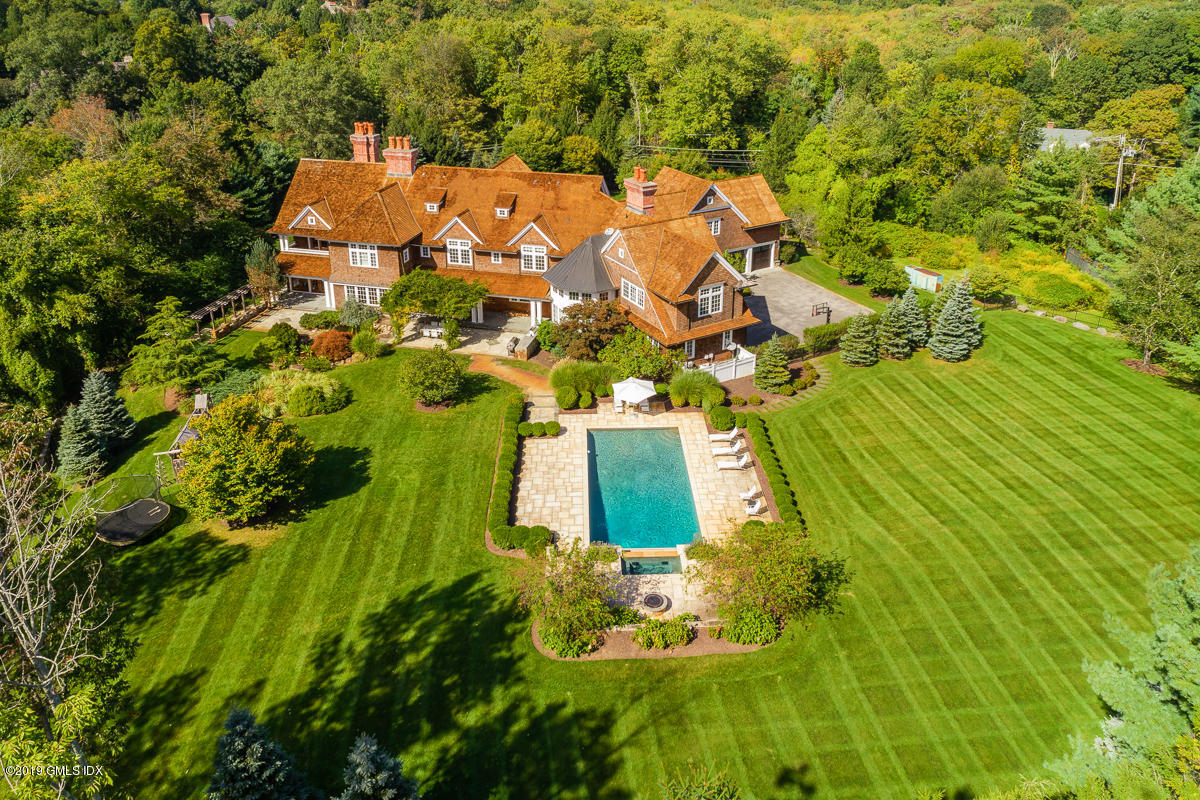 170 Old Mill Road Greenwich, CT 06831 - Photo 1 of 42 an aerial view of residential houses with yard