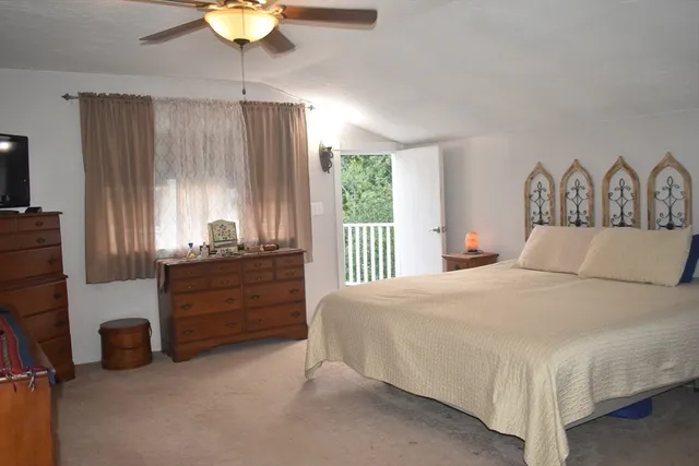 a bathroom with a shower and a tub