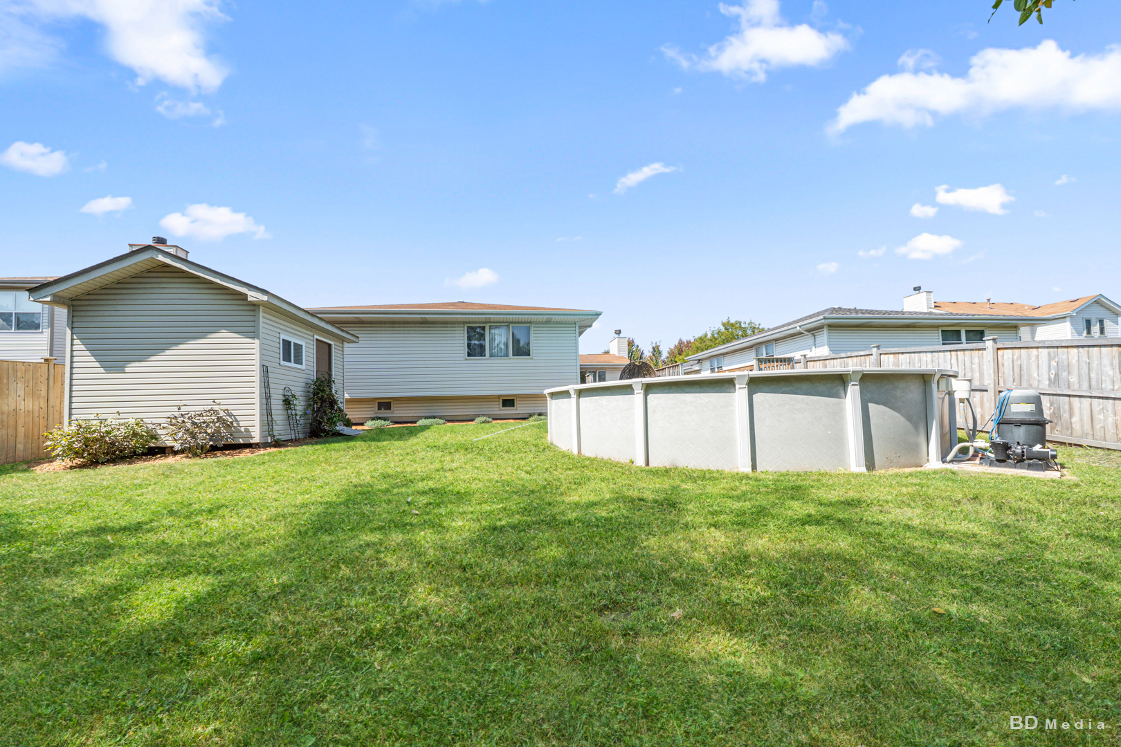 2018 Olde Mill Road Plainfield, IL 60586 - Photo 28 of 30 a view of a house with a yard and sitting area