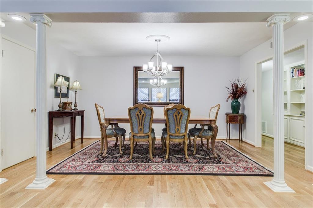 6357 Diamond Head Circle, Unit B Dallas, TX 75225 - Photo 2 of 23 Formal Dining area of the LR-DR combo