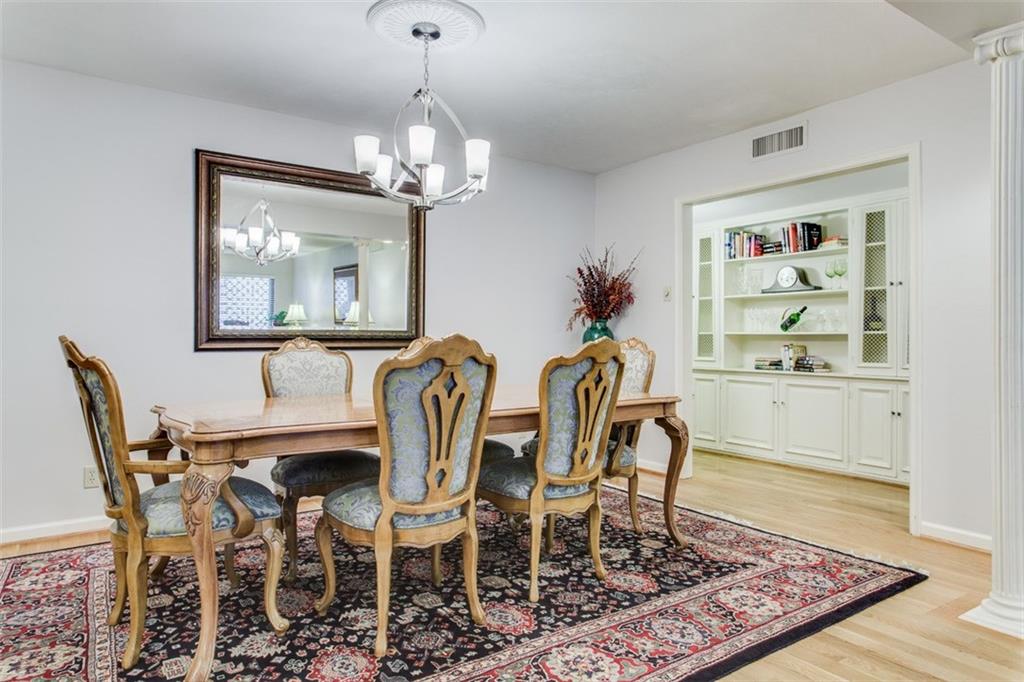 6357 Diamond Head Circle, Unit B Dallas, TX 75225 - Photo 8 of 23 Formal Dining area of the LR-DR combo
