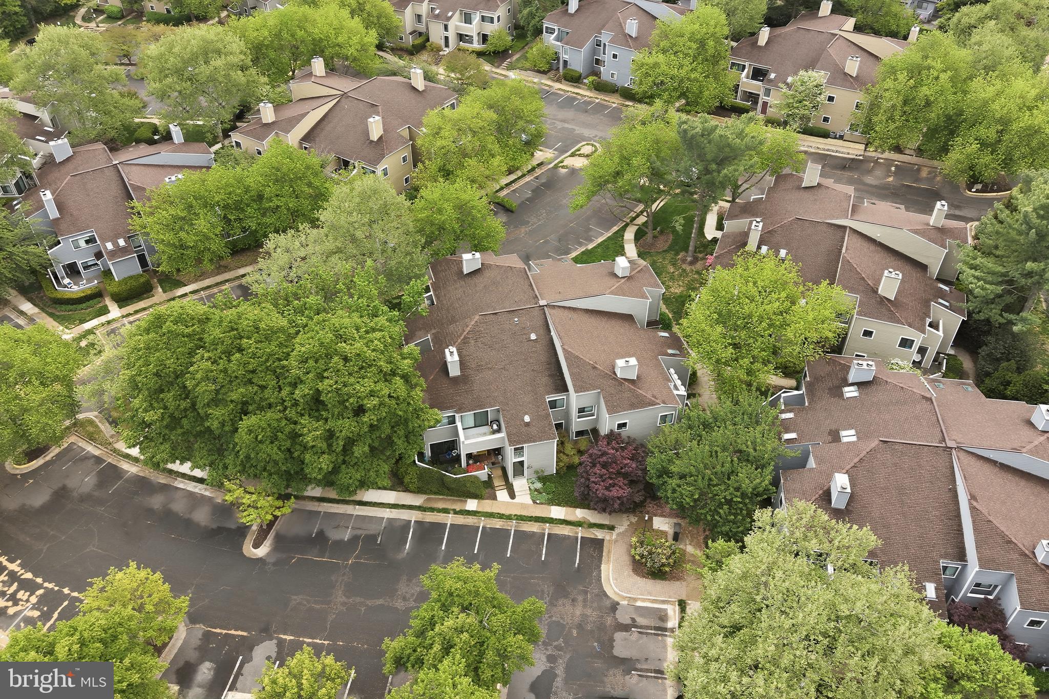 1907 Villaridge Drive Reston, VA 20191 - Photo 28 of 32 an aerial view of a house with a yard and lake view
