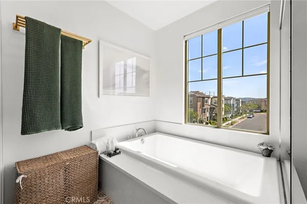 a view of a garden with a lake