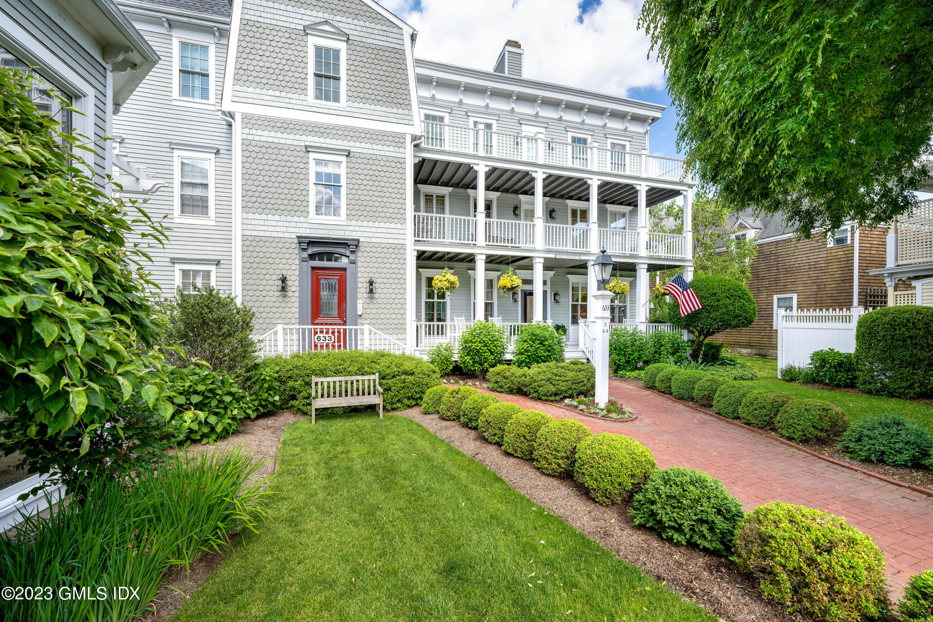 633 Steamboat Road, Unit 2 Greenwich, CT 06830 - Photo 11 of 27 a view of an apartment with a garden