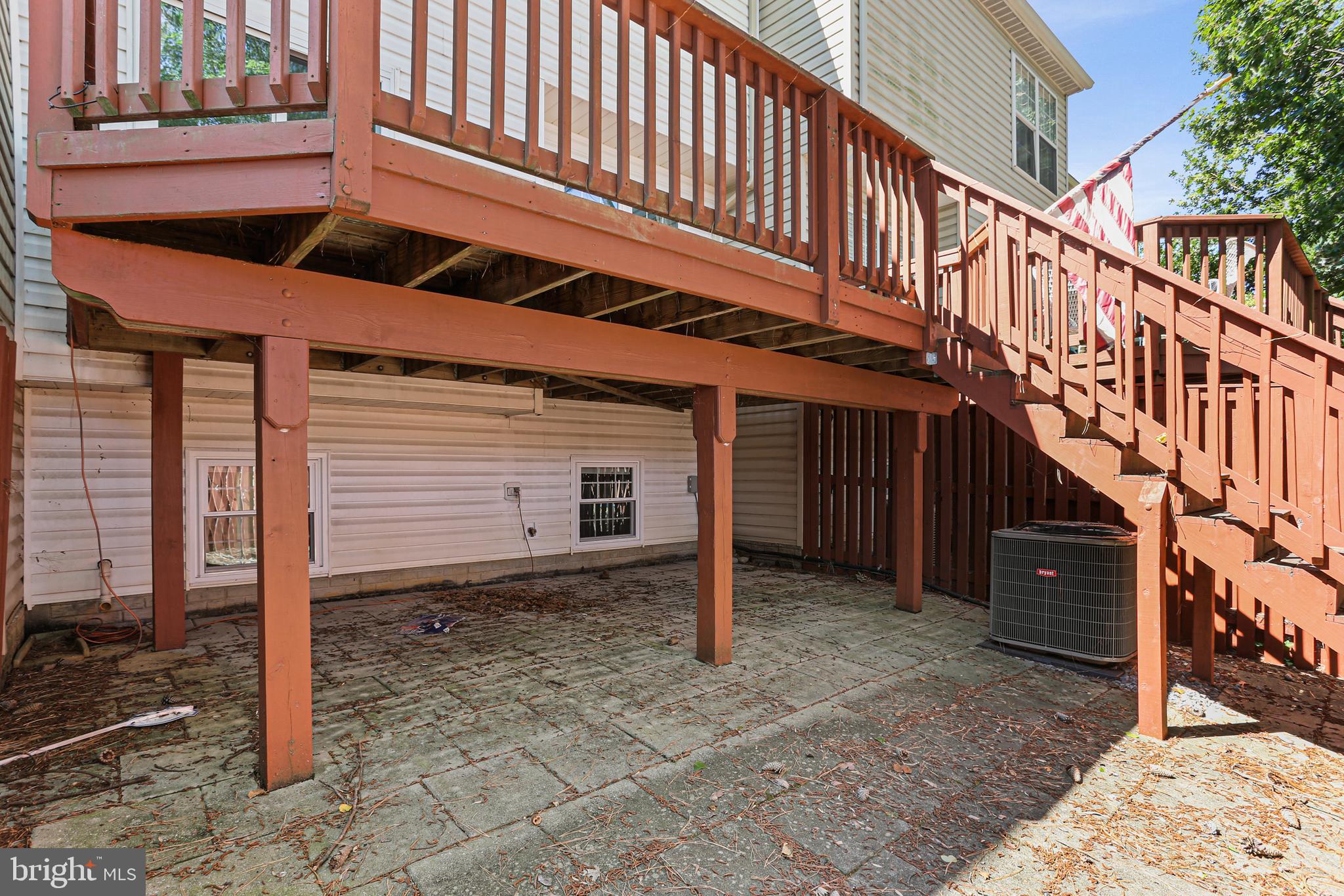 662 Howards Loop Annapolis, MD 21401 - Photo 27 of 29 a view of a house with wooden stairs