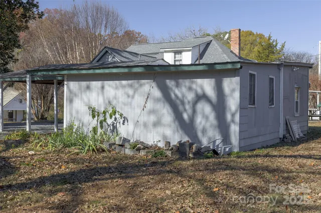 a view of a garage with a sink