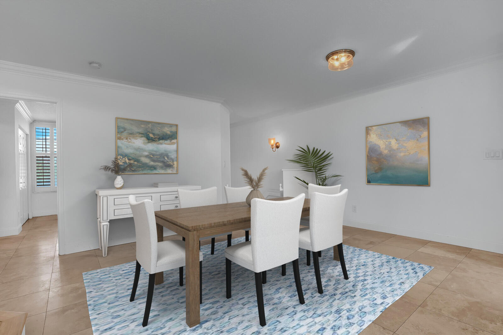705 Mainsail Circle Jupiter, FL 33477 - Photo 4 of 51 a view of a dining room with furniture and wooden floor