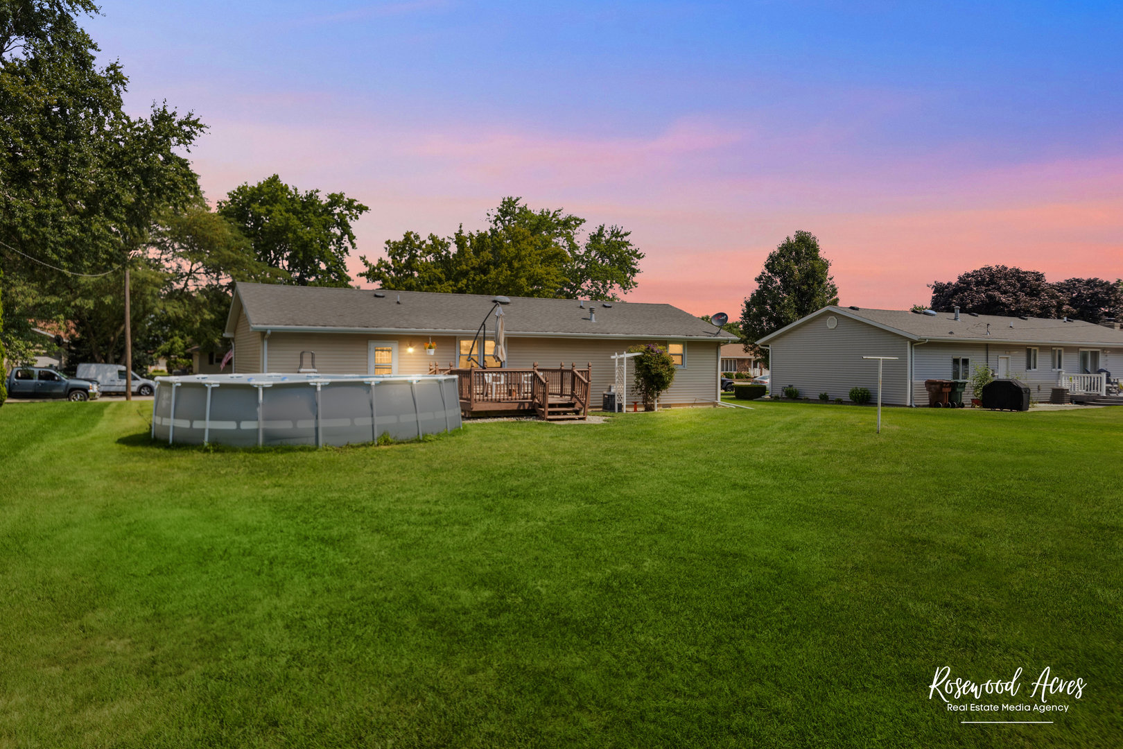 502 East 3rd Street Herscher, IL 60941 - Photo 14 of 15 a front view of a house with a garden