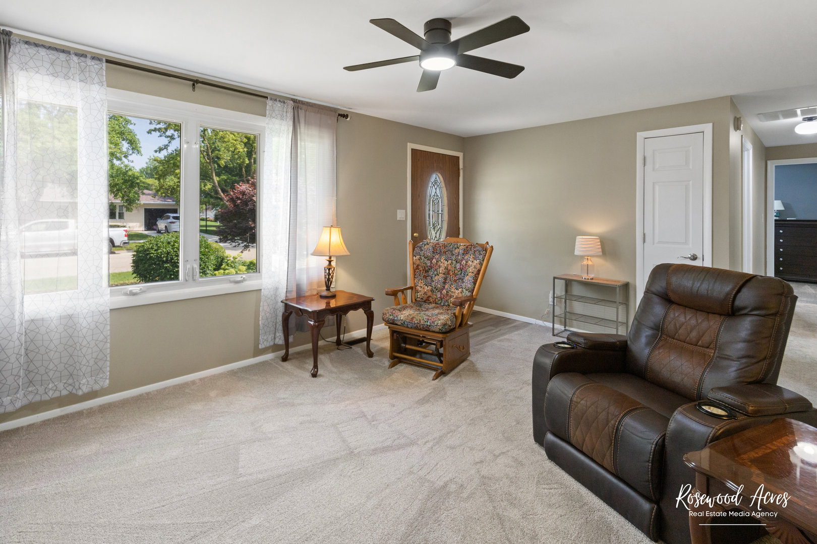 502 East 3rd Street Herscher, IL 60941 - Photo 6 of 15 a living room with furniture and a window