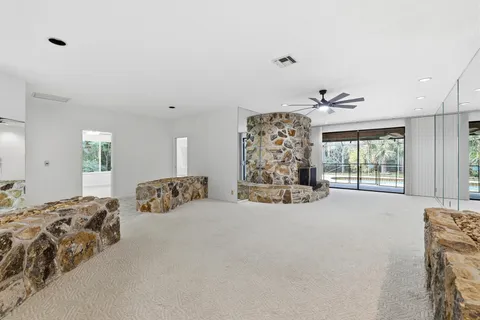 a very nice looking room with a large window