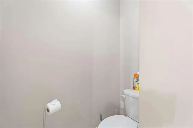 a view of a hallway with entryway