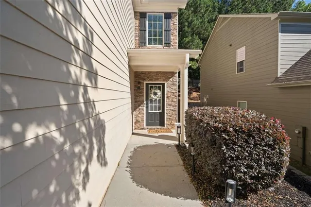 a view of a outdoor space with street view