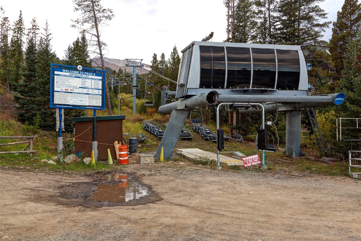 655 4 O Clock Road, Unit 301 Breckenridge, CO 80424 - Photo 20 of 23 a view of a car park in front of house