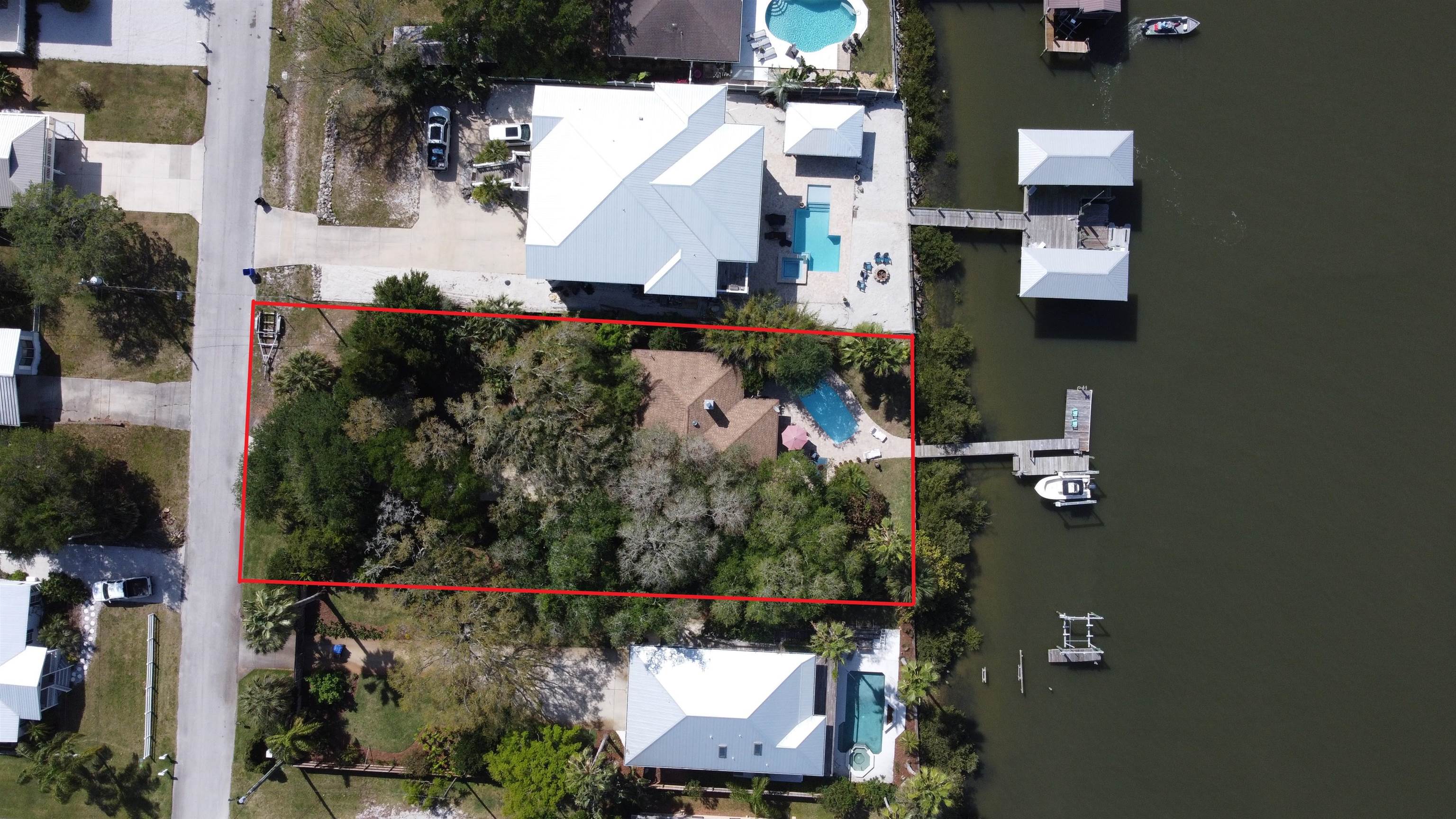 6325 Salado Road St. Augustine, FL 32080 - Photo 27 of 28 an aerial view of a house