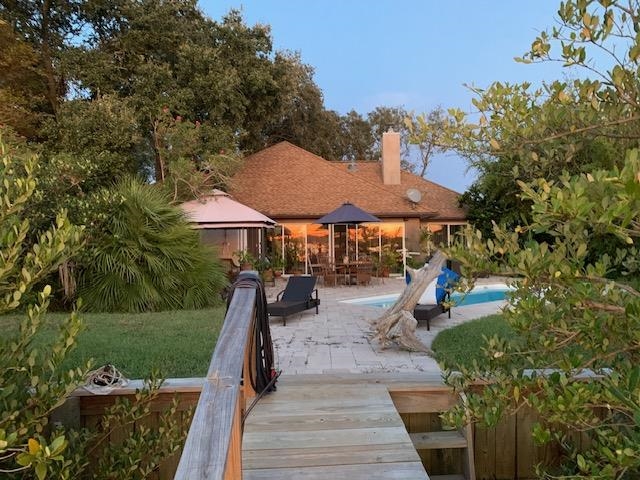 6325 Salado Road St. Augustine, FL 32080 - Photo 6 of 28 a view of outdoor space deck and lake view
