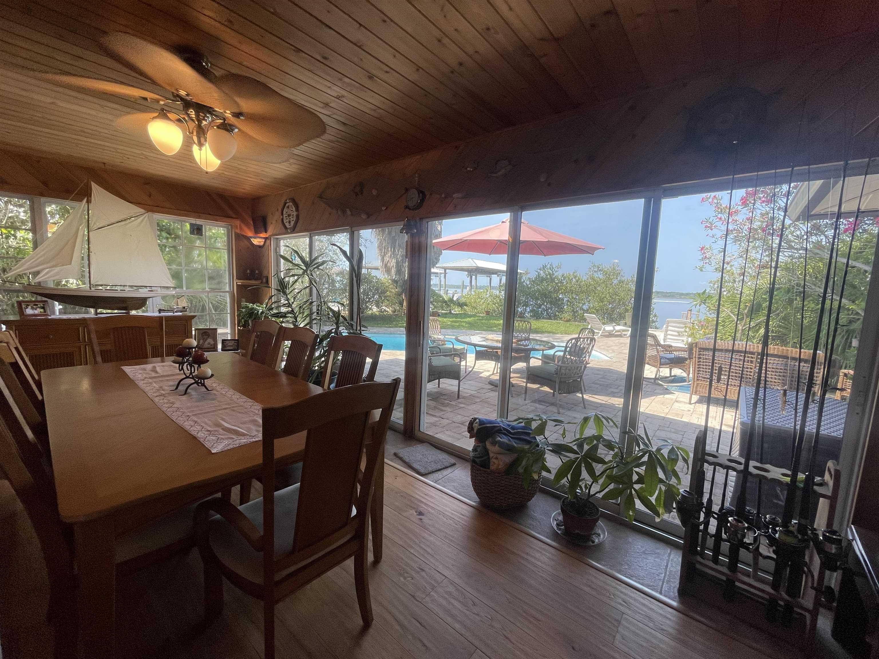 6325 Salado Road St. Augustine, FL 32080 - Photo 10 of 28 a view of a dining room with furniture window and outside view