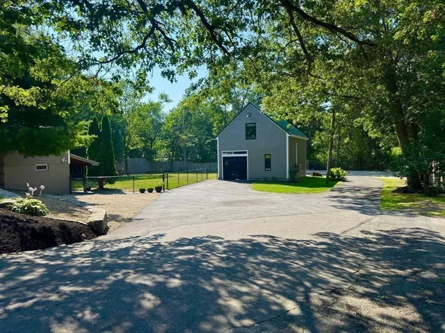 a house with a swimming pool