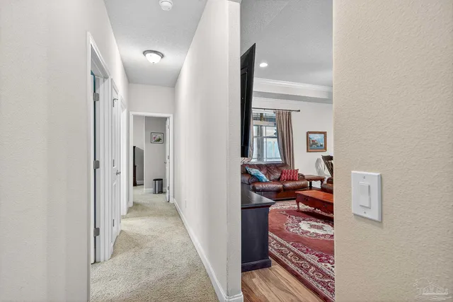 a bedroom with double bed and a window