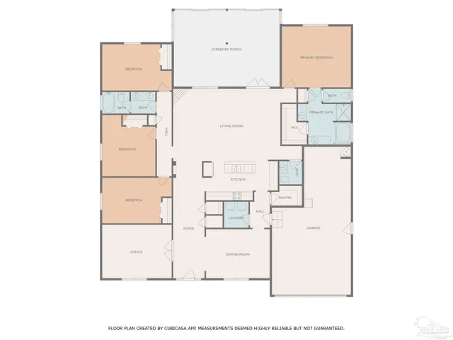 a view of a hallway with a livingroom and furniture