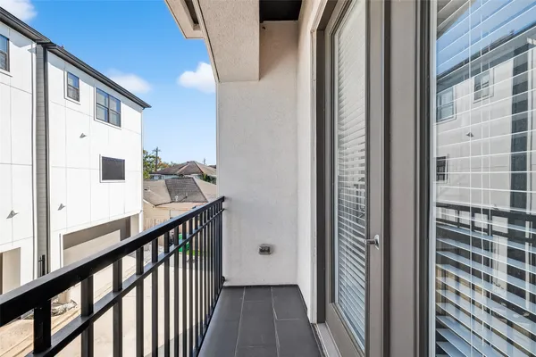 a view of a balcony