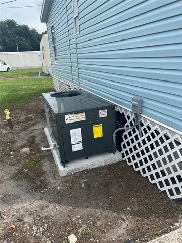 an outdoor space with patio