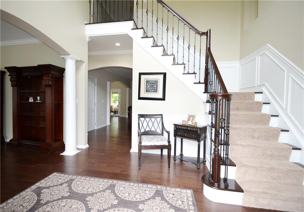 603 Heritage Place Cranberry Township, PA 16066 - Photo 8 of 25 a view of entryway and hall with wooden floor
