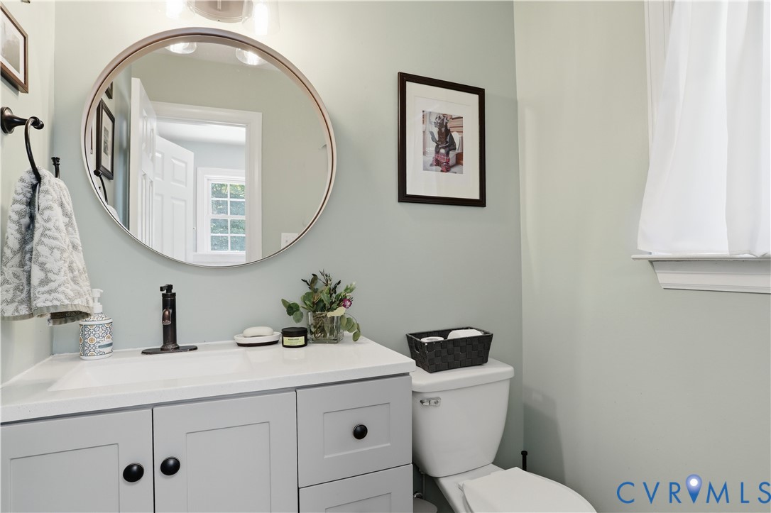 1570 Rock Castle Road Goochland, VA 23063 - Photo 21 of 53 Brand new Powder Room on first floor. New Vanity w