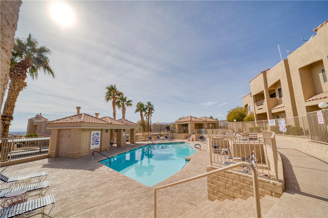 2232 Aspen Mirror Way, Unit 202 Laughlin, NV 89029 - Photo 39 of 39 Community pool featuring a patio area