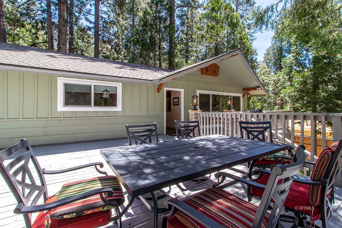 25104 Fern Valley Road Idyllwild, CA 92549 - Photo 32 of 55 a view of a chairs and table in the patio