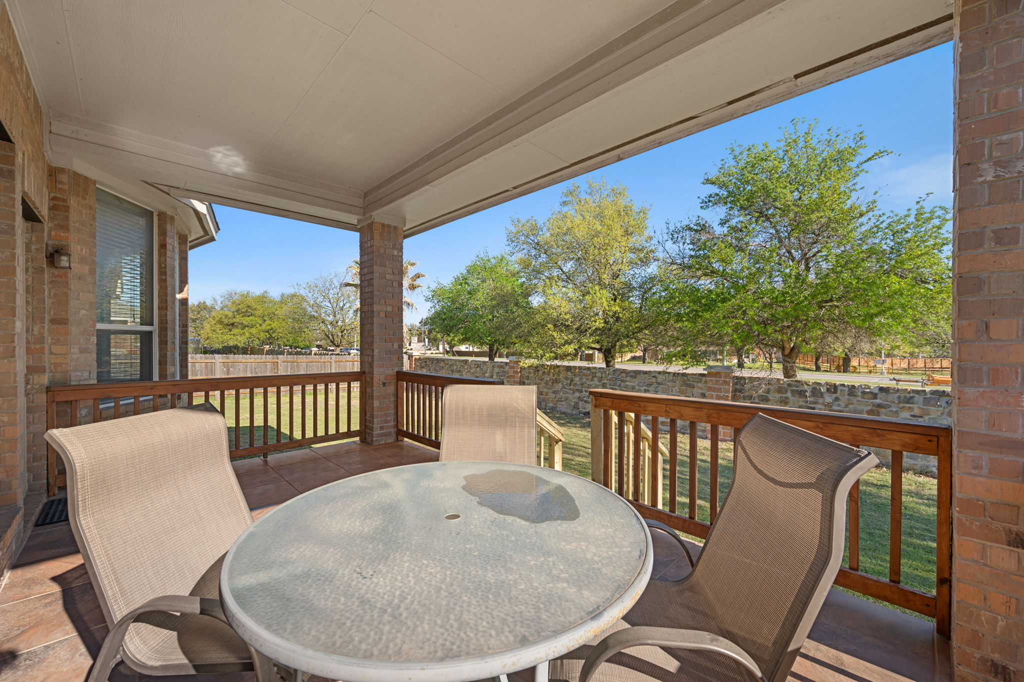 2221 Village View Loop Pflugerville, TX 78660 - Photo 21 of 25 a view of a chair and table in the balcony