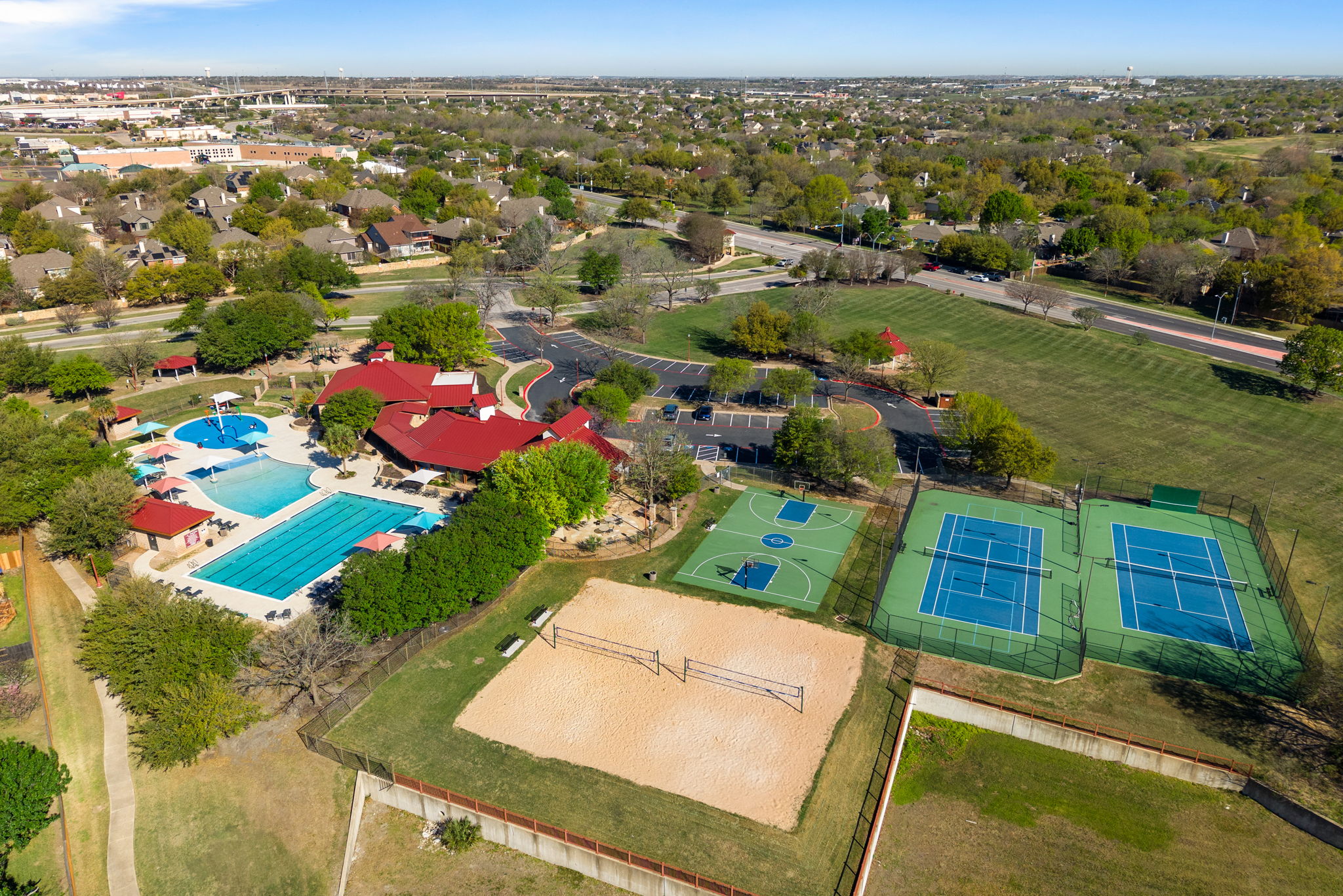 2221 Village View Loop Pflugerville, TX 78660 - Photo 25 of 25 an aerial view of a house with a yard