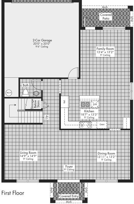 145 Northwest Emerson Place Boca Raton, FL 33432 - Photo 31 of 35 a bathroom with a black white checkered floor