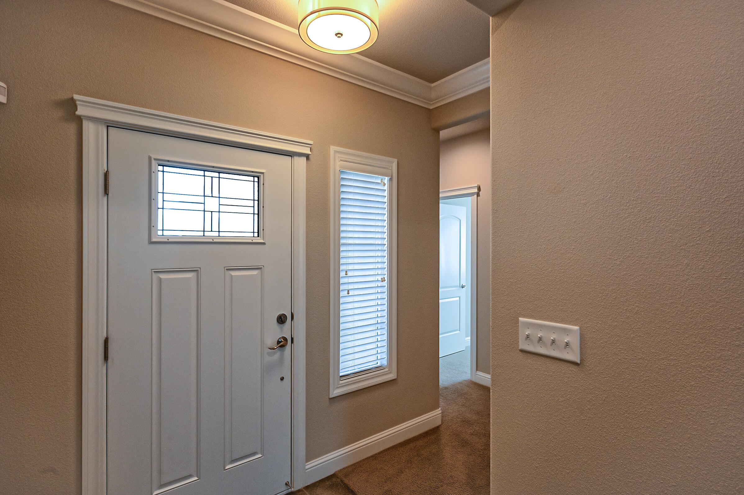 3375 Hotlam Road Redding, CA 96002 - Photo 4 of 38 a view of an entryway with wooden floor
