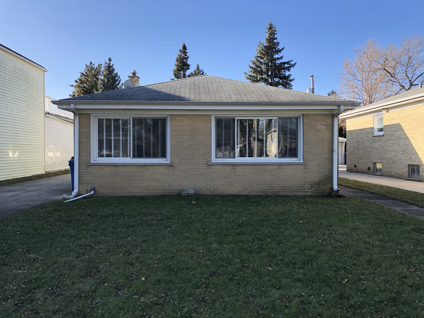a view of a house with garden