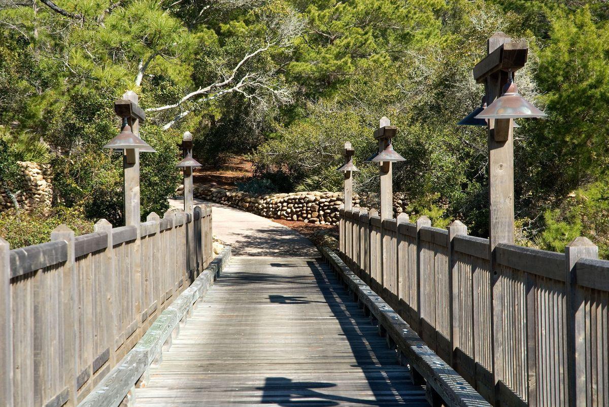 Lot 6 Cedar Fork Road Santa Rosa Beach, FL 32459 - Photo 13 of 18 a view of a wooden bridge