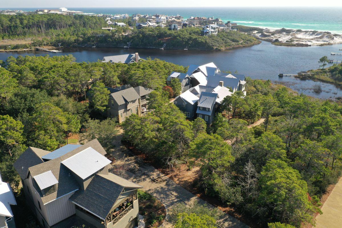 Lot 6 Cedar Fork Road Santa Rosa Beach, FL 32459 - Photo 2 of 18 an aerial view of a house with lake view