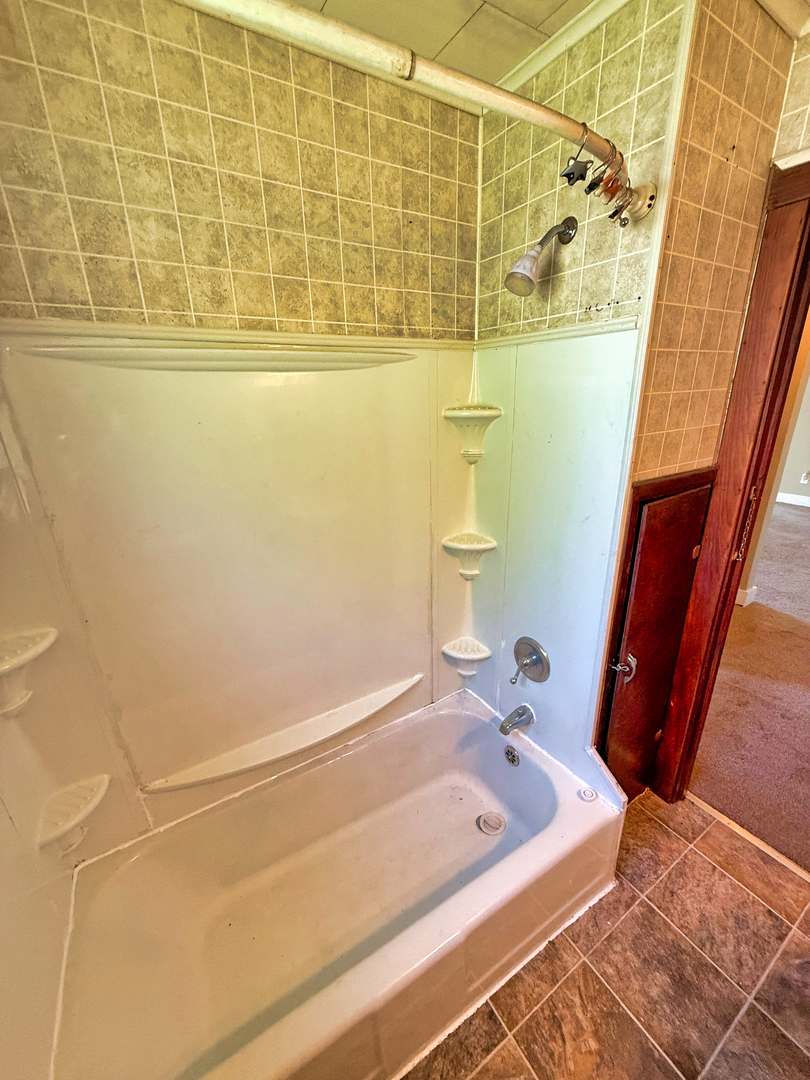 426 South Locust Street Flora, IL 62839 - Photo 37 of 58 a bathroom with a shower and a sink
