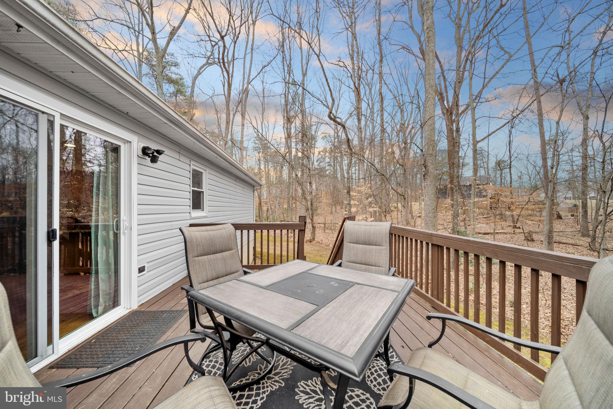 5344 Courtneys Corner Road Sumerduck, VA 22742 - Photo 26 of 56 a view of balcony with wooden floor and outdoor seating